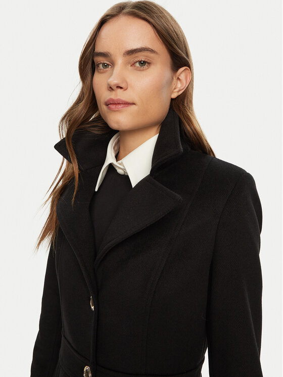 Rinascimento Rinascimento Cappotto di transizione CFC0121913003 Nero Regular Fit