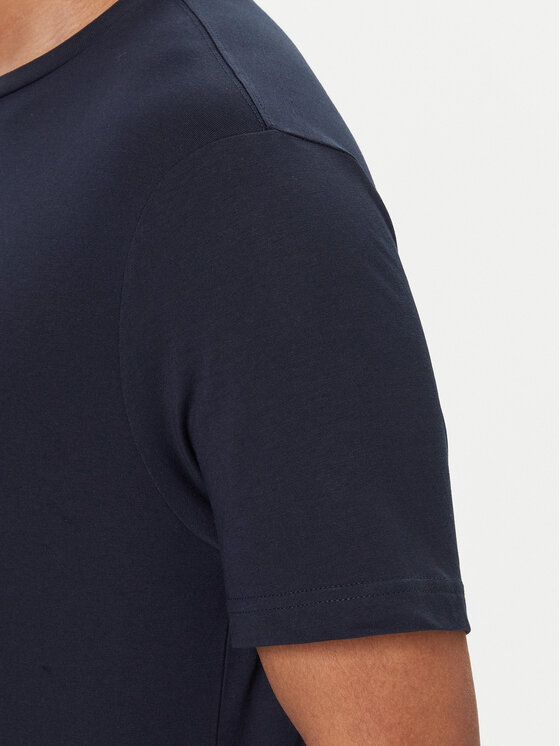 Tommy Hilfiger Tommy Hilfiger Tričko Linear Flag MW0MW41338 Tmavomodrá Regular Fit