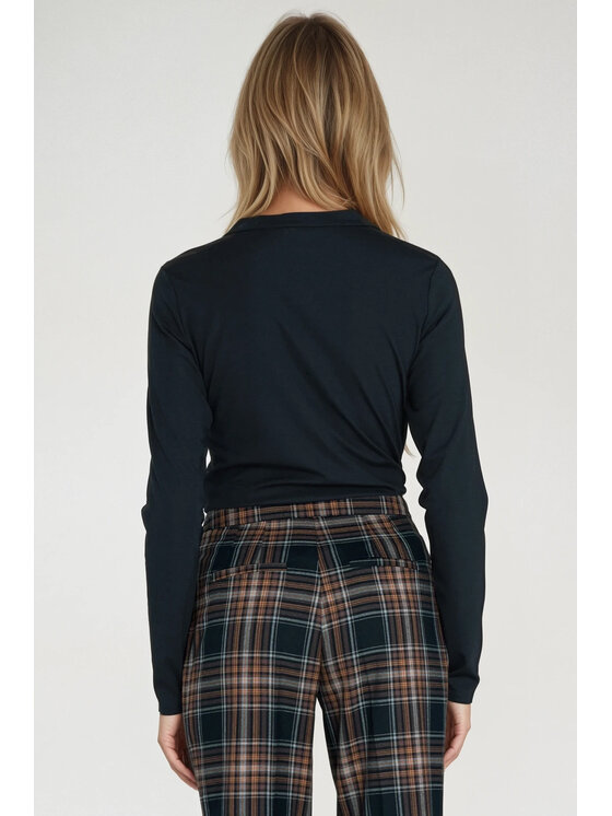 NIFE NIFE Halenka B195 Tmavomodrá Fitted Fit