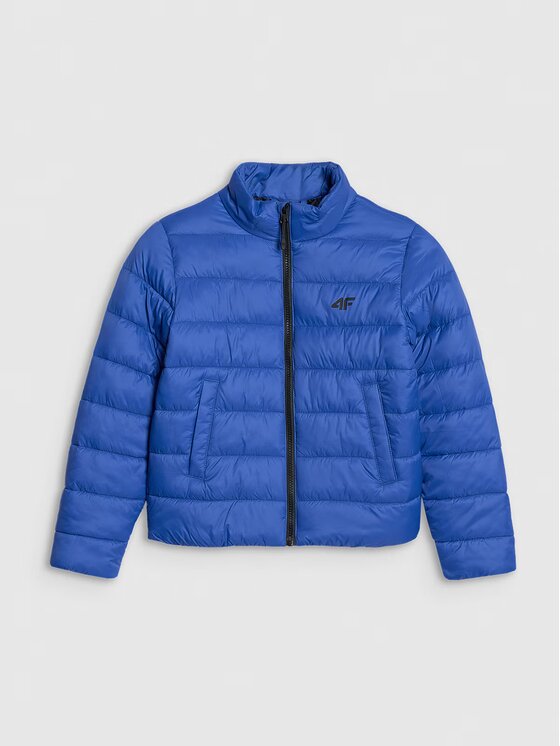4F 4F Vatovaná bunda 4FJWSS25TDJAM520-36S Modrá Regular Fit