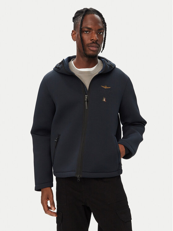 Aeronautica Militare Aeronautica Militare Prijelazna jakna 262AM1391UF00690 Tamnoplava Regular Fit