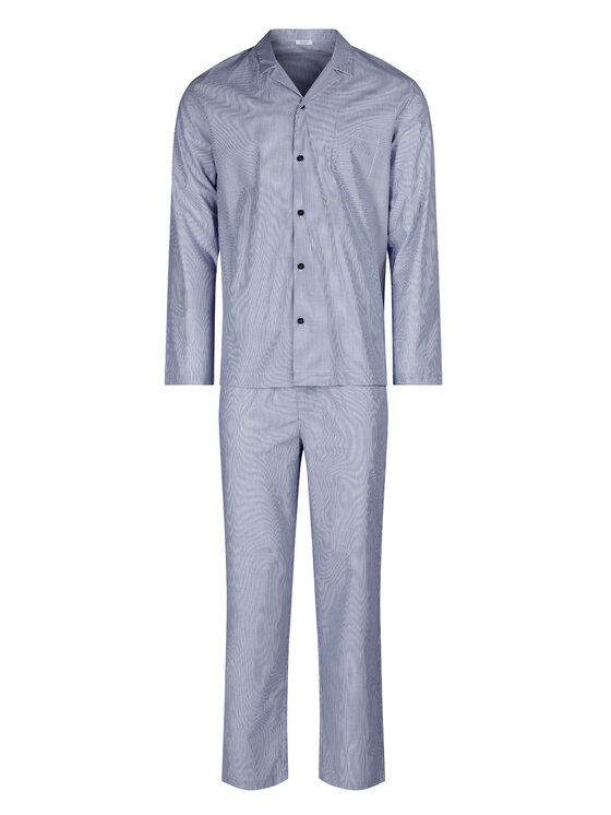 Huber Huber Pyžamo 117600 Modrá Regular Fit