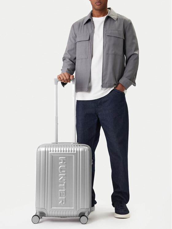 Hunter Hunter Valigia da cabina CEO-HUNTER-S-002-08-SILVER Argento