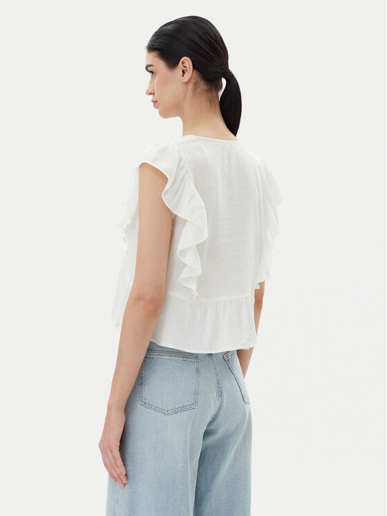 ONLY ONLY Bluză Rian 15349090 Alb Regular Fit