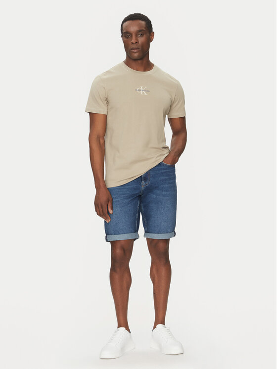 Calvin Klein Jeans Calvin Klein Jeans Farmer rövidnadrág J30J327184 Kék Slim Fit
