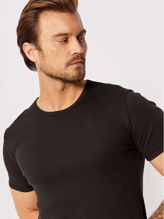 G-Star Raw G-Star Raw Комплект тениски Base D07205-124-990 Черен Slim Fit