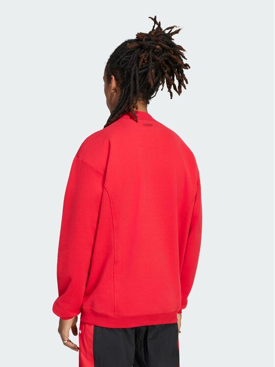 adidas adidas Bluza techniczna 172389 Czerwony Loose Fit