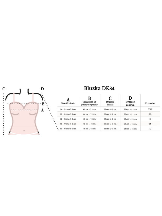 DKaren Sport DKaren Sport Bluzka DK34 Długi Niebieski Classic Fit