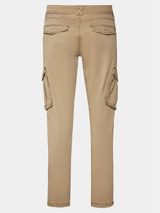 Blend Blend Medžiaginės kelnės 20716450 Smėlio Slim Fit