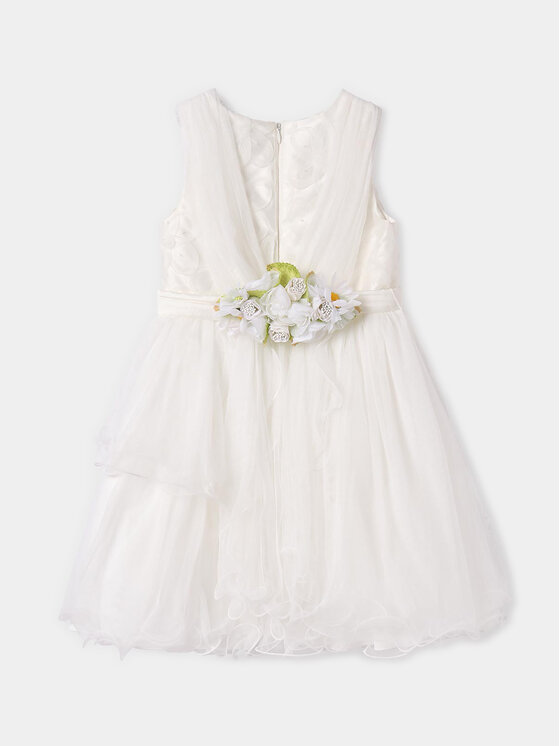Abel & Lula Abel & Lula Sukienka elegancka 5035 Biały Regular Fit