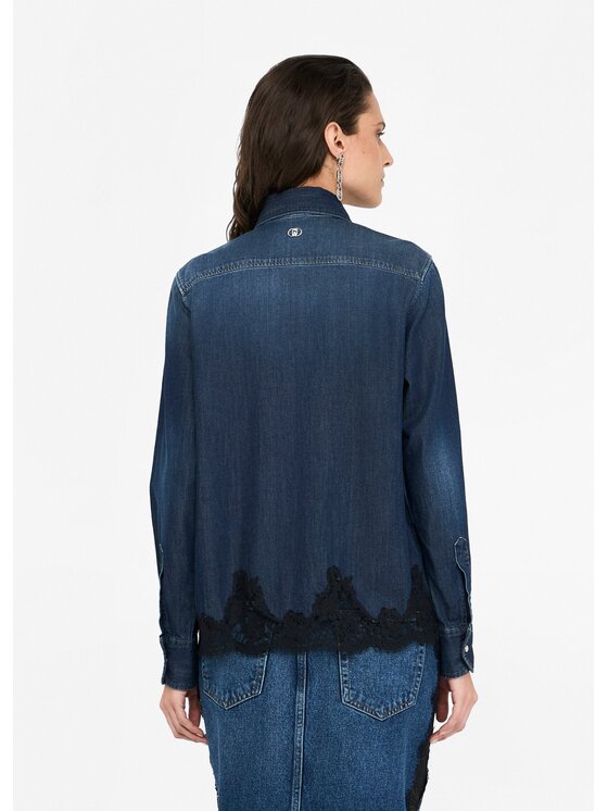 Liu Jo Liu Jo camicia di jeans UF5168D485178922 Celeste Regular Fit