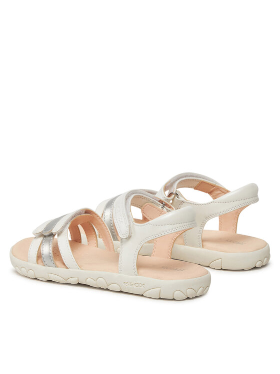 Geox Geox Sandale J Sandal Haiti Girl J458ZD 000NF C0459 D Bijela