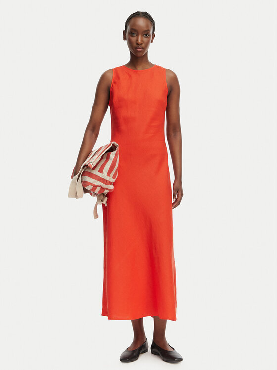 Gant Gant Sommerkleid 4503525 Rot Relaxed Fit
