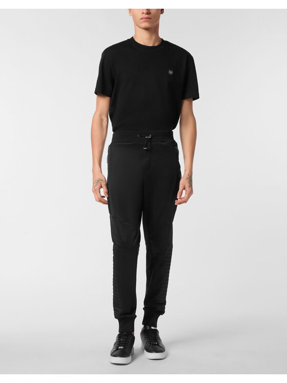 PHILIPP PLEIN PHILIPP PLEIN Spodnie dresowe 26955 Czarny Jogger Fit