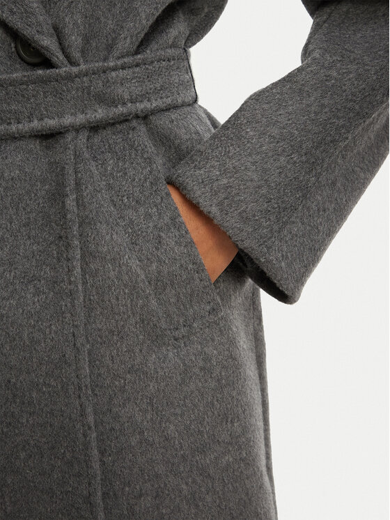 Weekend Max Mara Weekend Max Mara Płaszcz wełniany Resina 2625016102 Szary Regular Fit