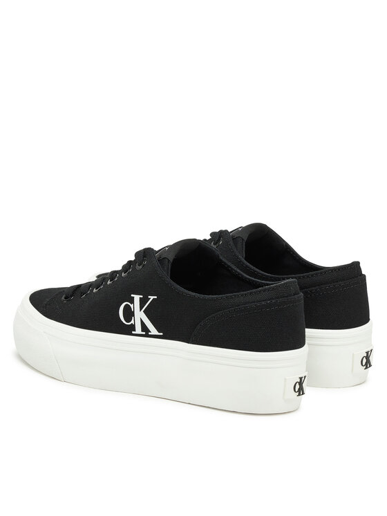 Calvin Klein Jeans Calvin Klein Jeans Tenisice Vulc Flatform Low Cv Mg YW0YW01763 Crna