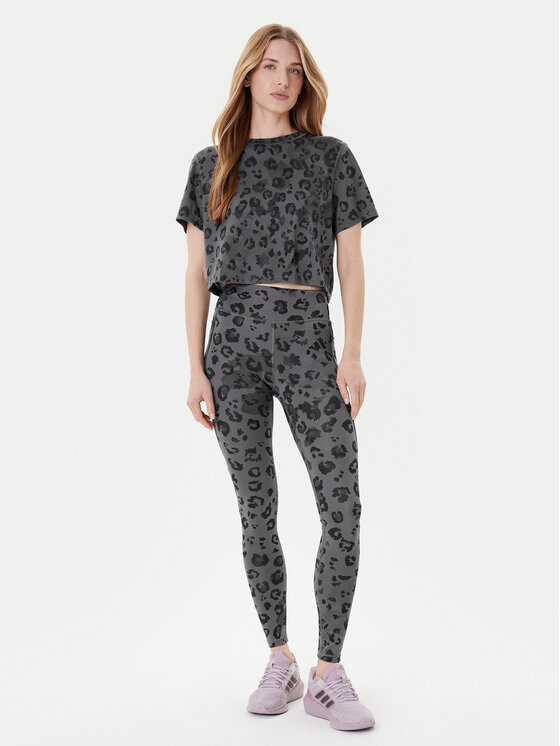 adidas adidas Legginsy Optime Essentials JN2650 Szary Slim Fit