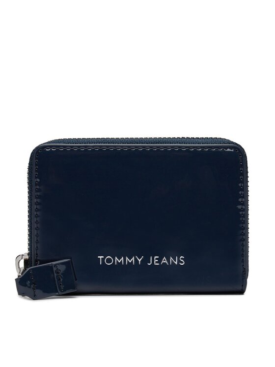 Tommy Jeans Tommy Jeans Mazs sieviešu maks Tjw Ess Must Small Za Patent AW0AW16142 Tumši zils