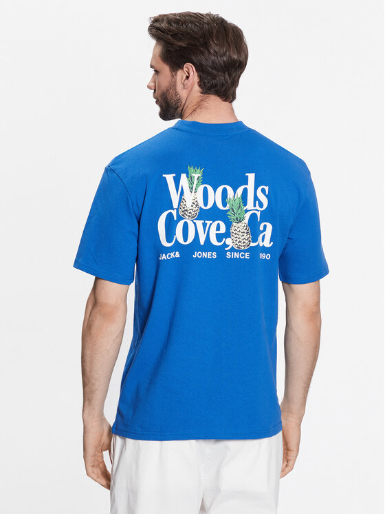 T-shirt 12234293 Blu Relaxed Fit