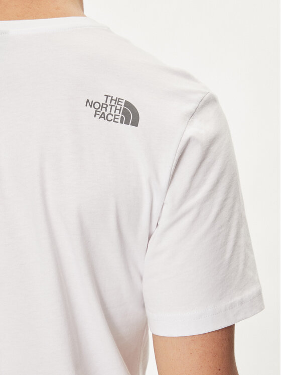 The North Face The North Face T-shirt Mountain Line NF0A87NT Bijela Regular Fit