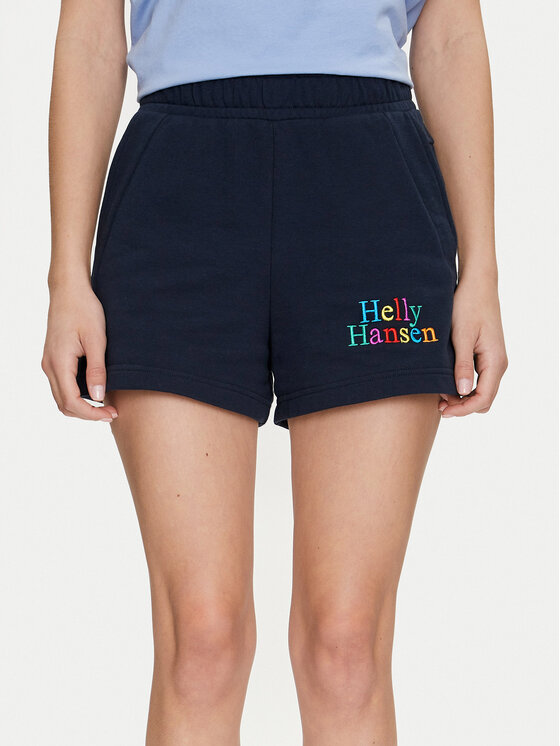 Helly Hansen Športové kraťasy W Core Sweat Shorts 54081 Tmavomodrá Regular Fit