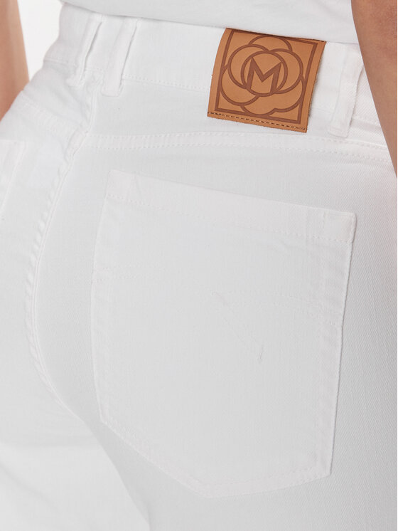Marella Marella Jeansy Ovest 2413131094 Biały Regular Fit
