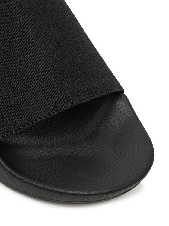 Calvin Klein Calvin Klein Papucs Adj Pool Slide Canvas Logo HM0HM01749 Fekete