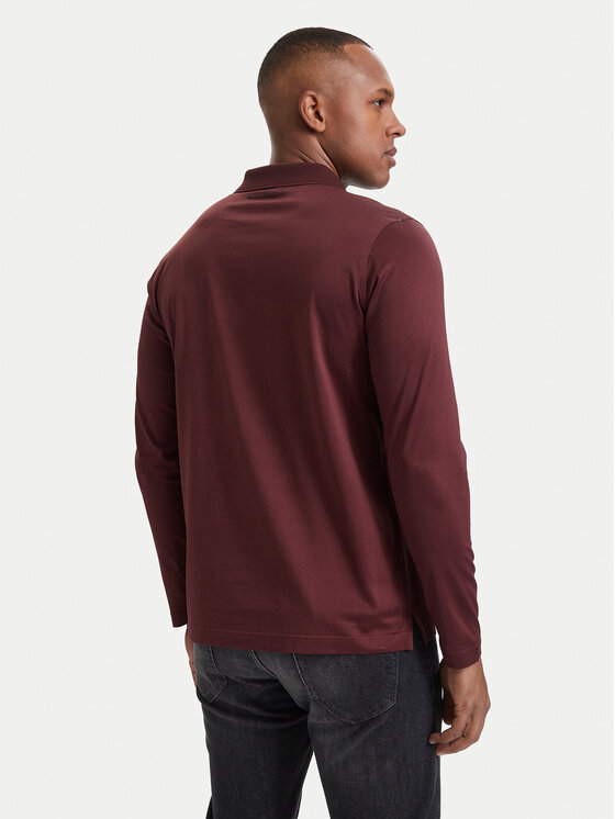 KARL LAGERFELD KARL LAGERFELD Polokošeľa 745000 564200 Bordová Regular Fit