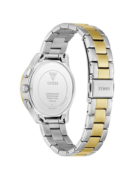 Guess Guess Zegarek GW1031L6 Srebrny