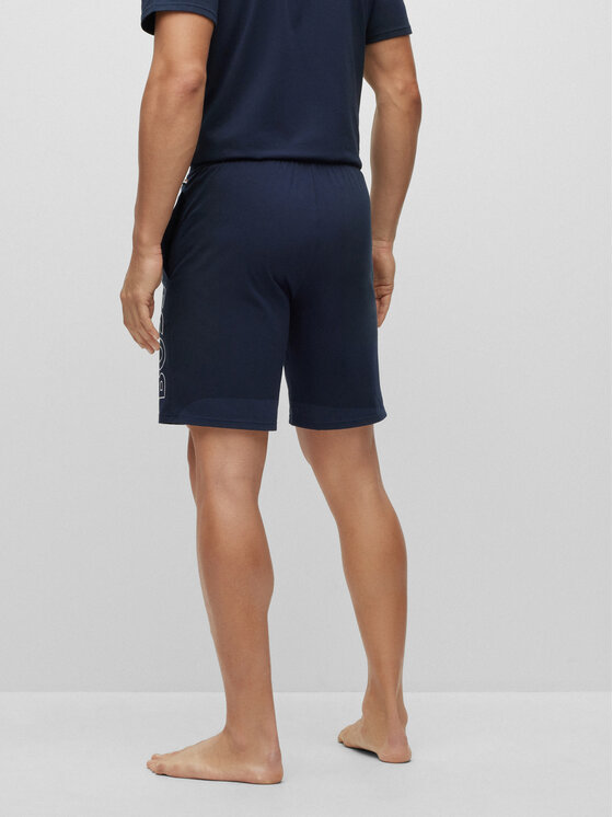 BOSS Boss Riidest šortsid 50472753 Tumesinine Regular Fit