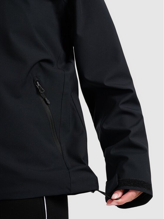 4F 4F Μπουφάν μεταβατικό 4FRAW25TTJAF0965-20S Μαύρο Regular Fit