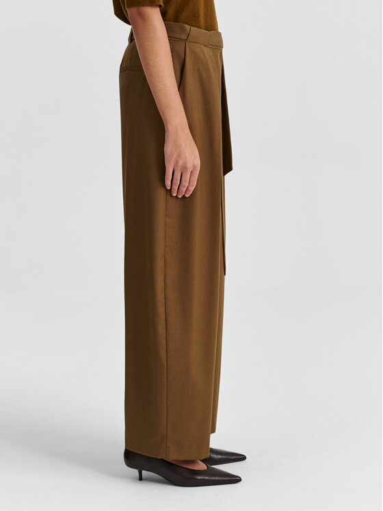 TATUUM TATUUM Spodnie materiałowe ANAISO Khaki Loose Leg