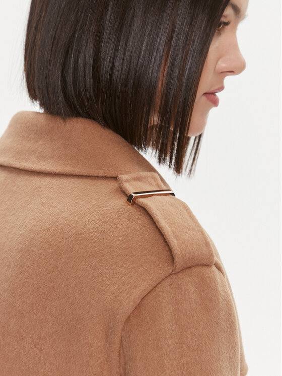 Liu Jo Liu Jo Villane mantel CF3002 T3540 Beež Relaxed Fit