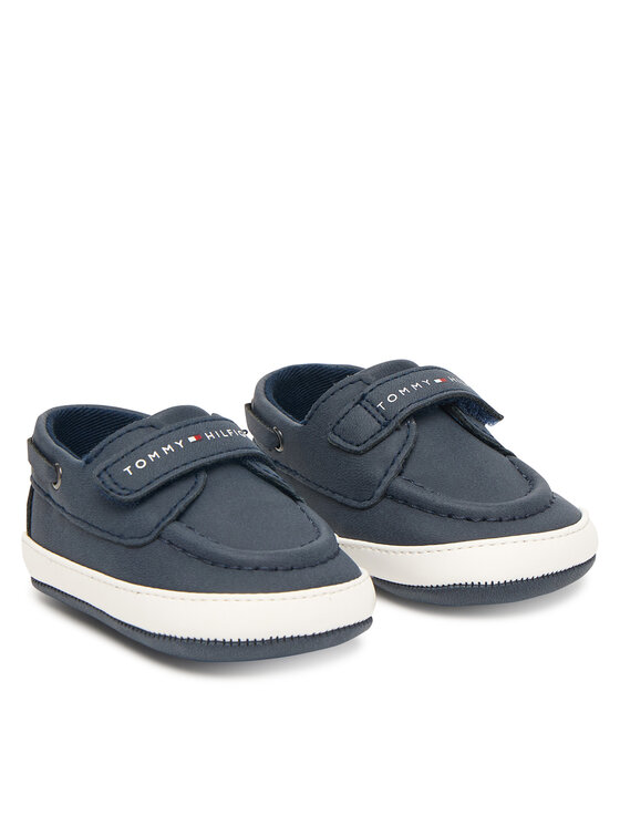 Tommy Hilfiger Tommy Hilfiger Īsi apavi Low Cut Velcro T0B9-34331-0700 Tumši zils