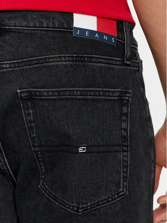 Tommy Jeans Tommy Jeans Traperice Ryan DM0DM18221 Crna Straight Fit