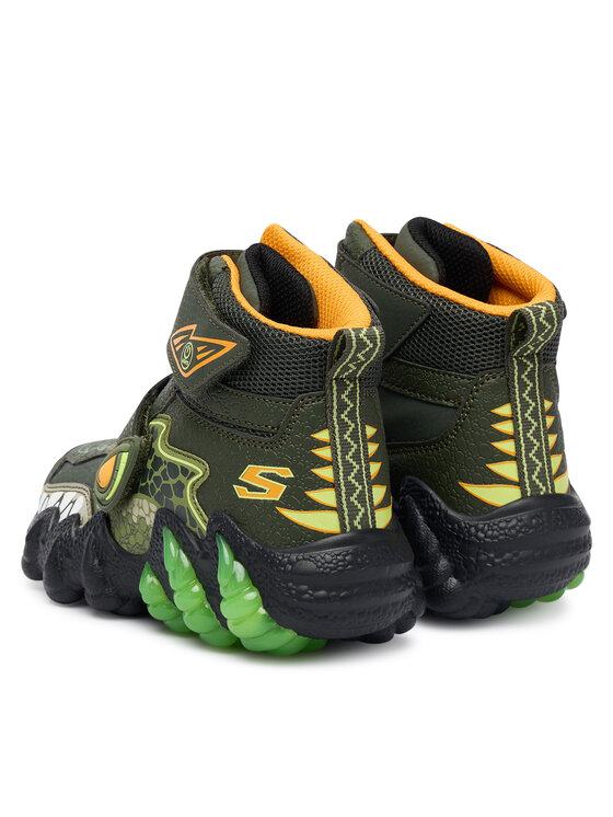 Skechers Skechers Μπότες Χιονιού Skech-O-Saurus Lights 2.0 400122L OLV Χακί
