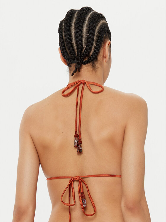 Maaji Maaji Góra od bikini Satin Umber Balmy PT3195STR037 Brązowy