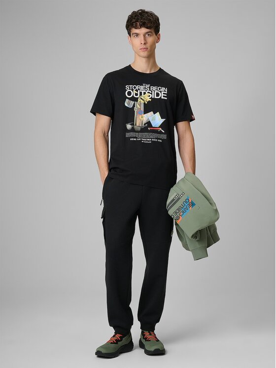 4F 4F T-shirt 4FRSS26TTSHM3811-20S Nero Regular Fit
