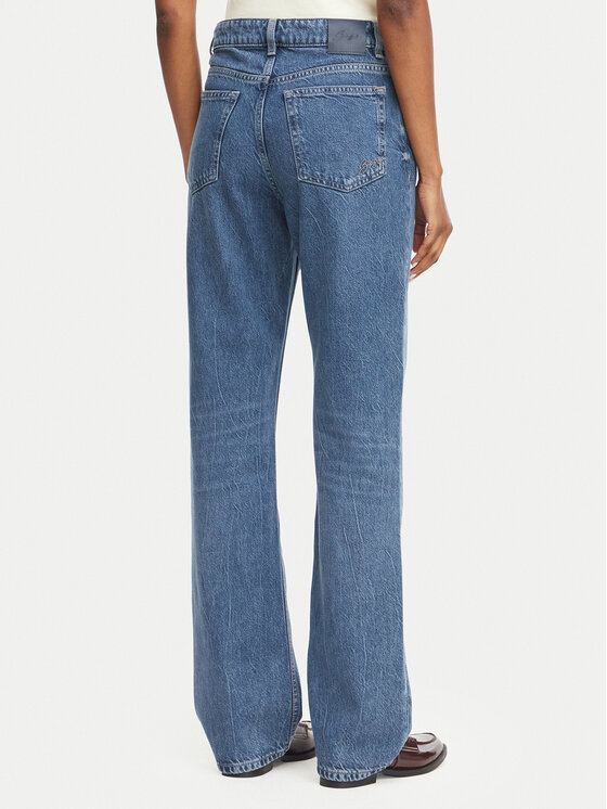 BOSS BOSS Jeansy 50569173 Niebieski Straight Leg