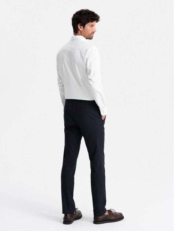 Ombre Ombre Košile OM-SHOS-0176 Bílá Slim Fit