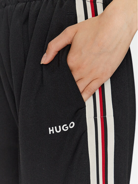 HUGO Hugo Spodnie dresowe Naluise 50492809 Czarny Regular Fit