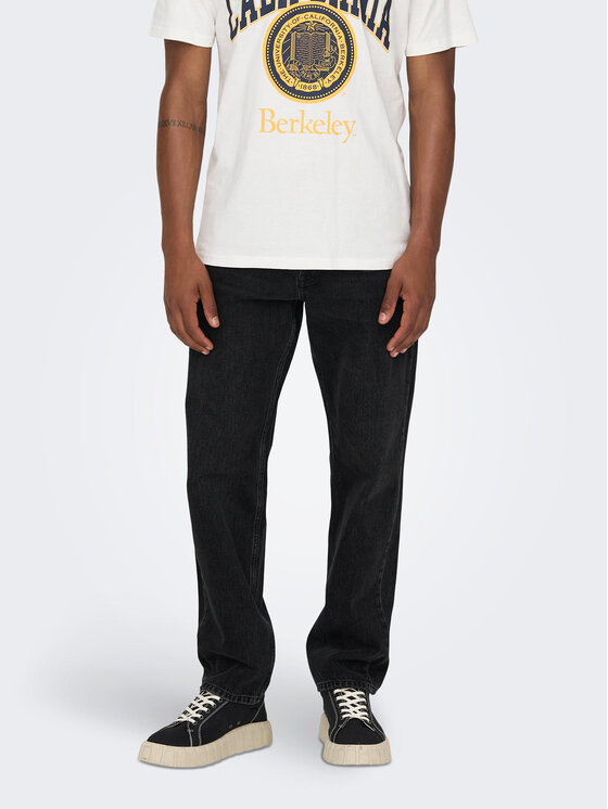 Only & Sons Only & Sons Jeansy 22026985 Černá Loose Fit