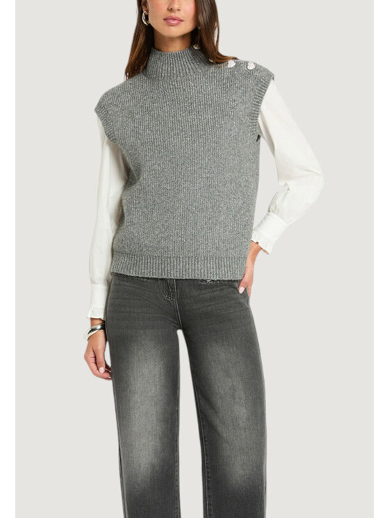 Morgan De Toi Morgan De Toi Maglione 252-MSARA Grigio Casual Fit
