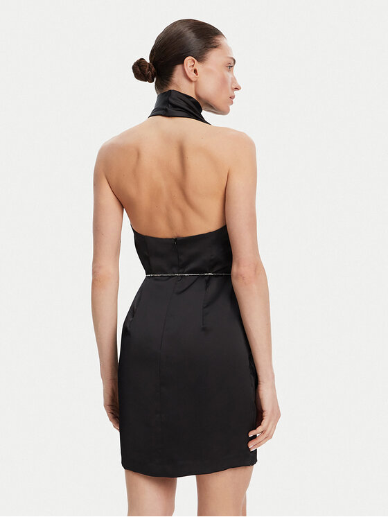 HUGO HUGO Kokteiļkleita Kinema-1 50536440 Melns Slim Fit