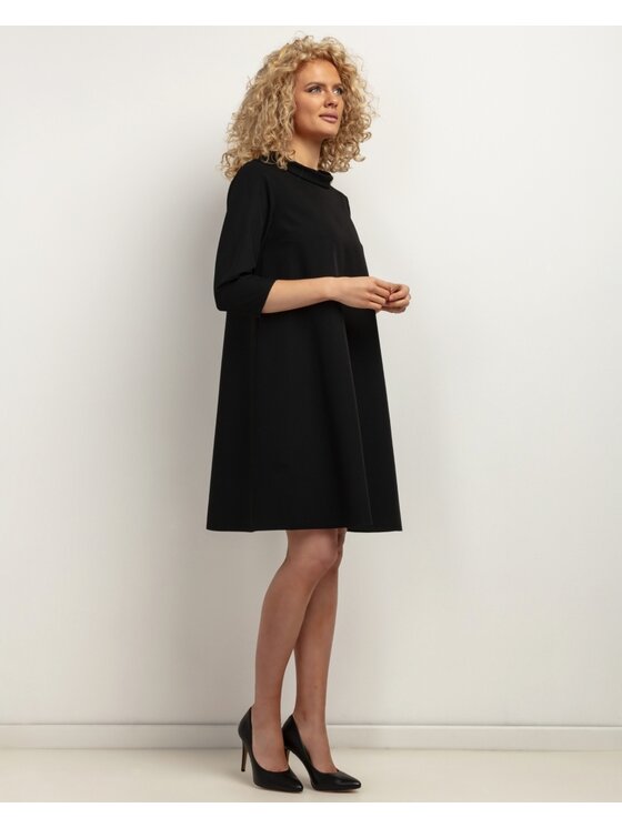 Tessita Tessita Sukienka koktajlowa SUKIENKA_T442 _3_XL Czarny Loose Fit