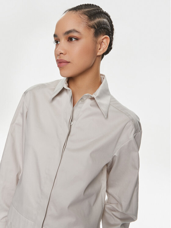 Max Mara Leisure Max Mara Leisure Риза Dandy 2416111028 Сив Regular Fit