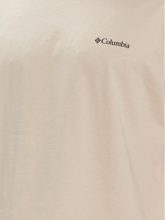 Columbia Columbia T-shirt Basic Logo 1680053 Beige Regular Fit