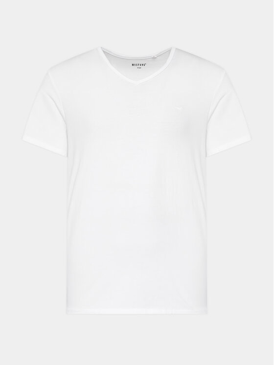 Mustang Mustang Σετ 2 T-Shirts 1014664 Λευκό Regular Fit