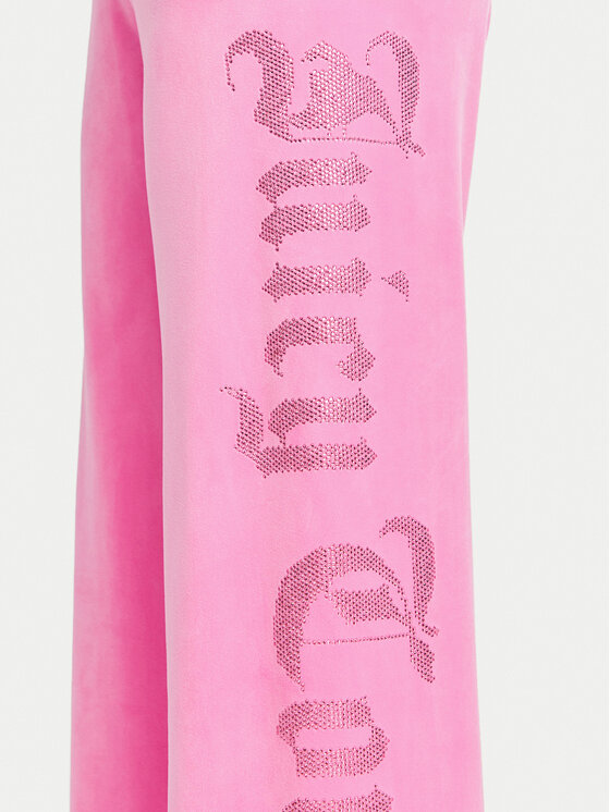 Juicy Couture Juicy Couture Spodnie dresowe Old Gothic JCWBJ226334 Różowy Regular Fit