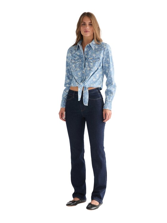 Wrangler Wrangler Jeansy 112378268 Niebieski Straight Leg